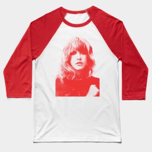 Red Silhouette Baseball T-Shirt